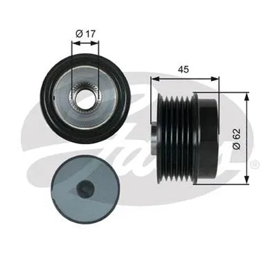 Alternator Freewheel Clutch (OAP7180)