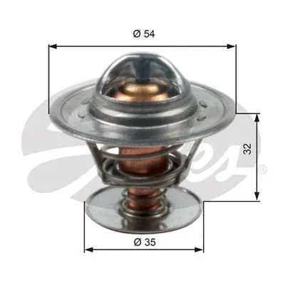 Thermostat, coolant (TH13684G1)