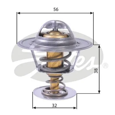 Thermostat, coolant (TH13182G1)
