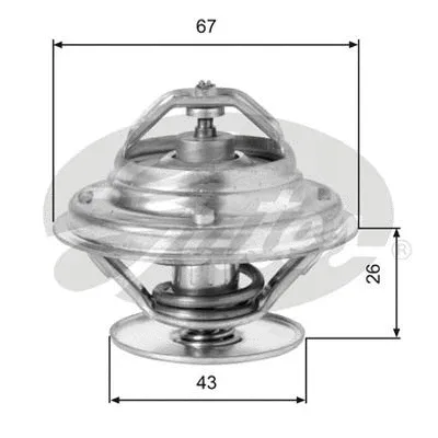 Thermostat, coolant (TH05586G1)
