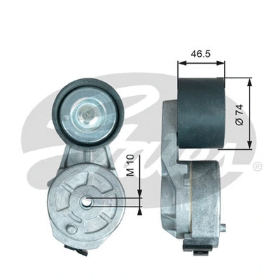 Belt Tensioner, V-ribbed belt (38729)