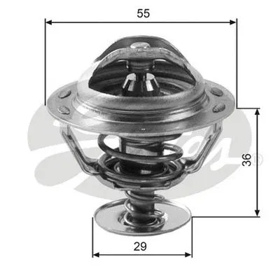 Thermostat, coolant (TH12283G1)