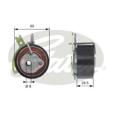 Tensioner Pulley, timing belt (T43186)