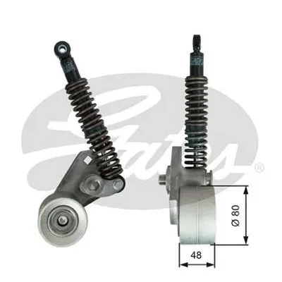 Belt Tensioner, V-ribbed belt (38698)