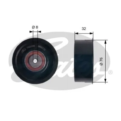 Deflection/Guide Pulley, timing belt (T42169)