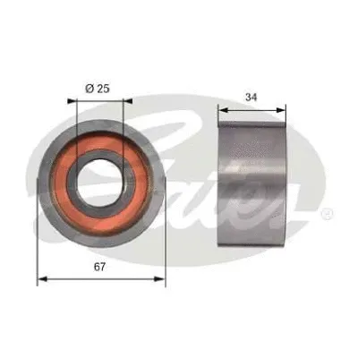 Deflection/Guide Pulley, timing belt (T41178)