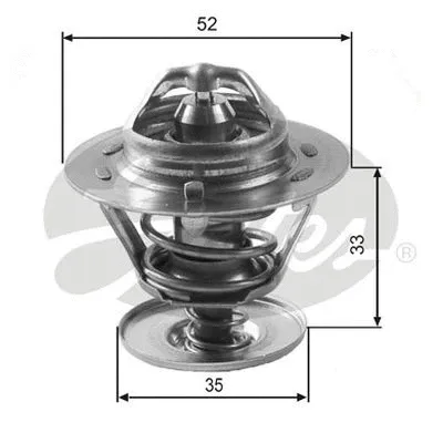 Thermostat, coolant (TH12588G1)