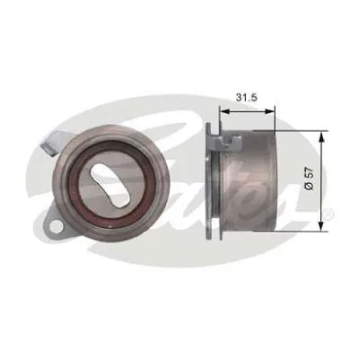 Tensioner Pulley, timing belt (T41244)