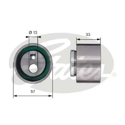 Tensioner Pulley, timing belt (T41258)