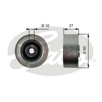 Deflection/Guide Pulley, V-ribbed belt (36392)