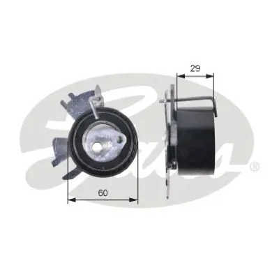 Tensioner Pulley, timing belt (T43231)