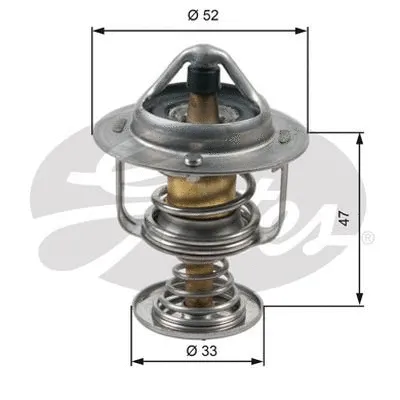 Thermostat, coolant (TH30580G1)