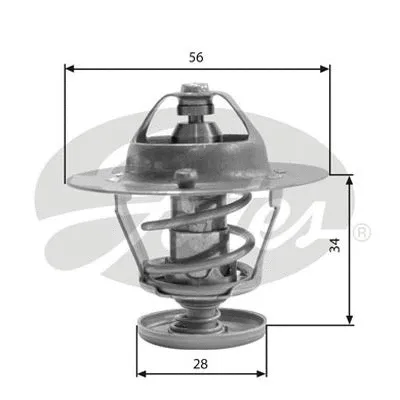 Thermostat, coolant (TH31682G1)