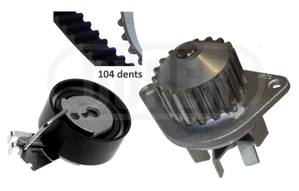 Water Pump & Timing Belt Kit (PA121115)