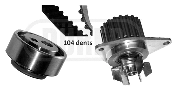 Water Pump & Timing Belt Kit (PA121053)