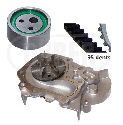 Water Pump & Timing Belt Kit (PA161048)
