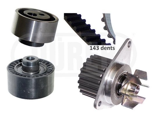 Water Pump & Timing Belt Kit (PA121051)