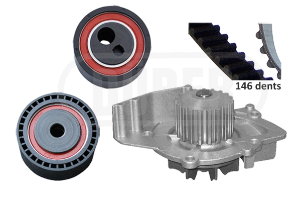 Water Pump & Timing Belt Kit (PA121351)