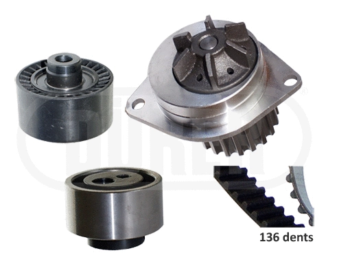 Water Pump & Timing Belt Kit (PA221051)