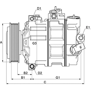 Compressor, air conditioning