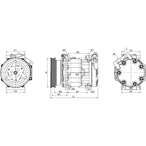 Compressor, air conditioning