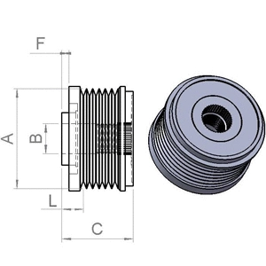 Belt Pulley, alternator