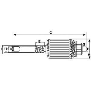 Armature, starter