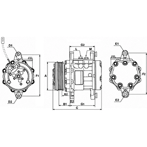 Compressor, air conditioning