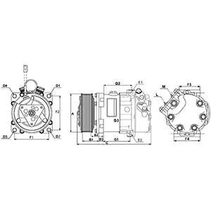 Compressor, air conditioning