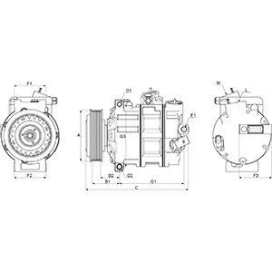 Compressor, air conditioning