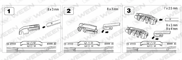 Wiper Blade (102-2416)