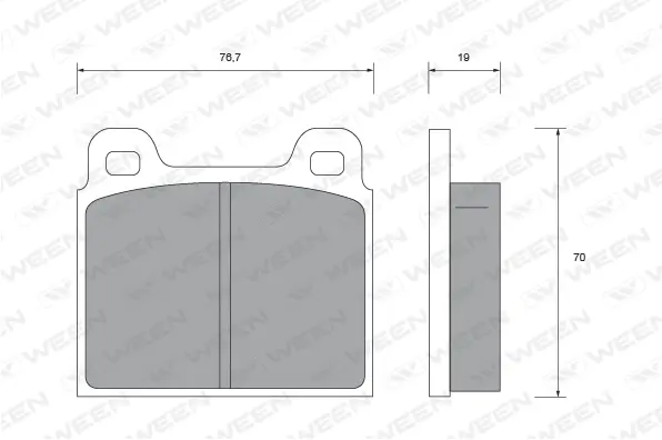 Brake Pad Set, disc brake (151-2471)