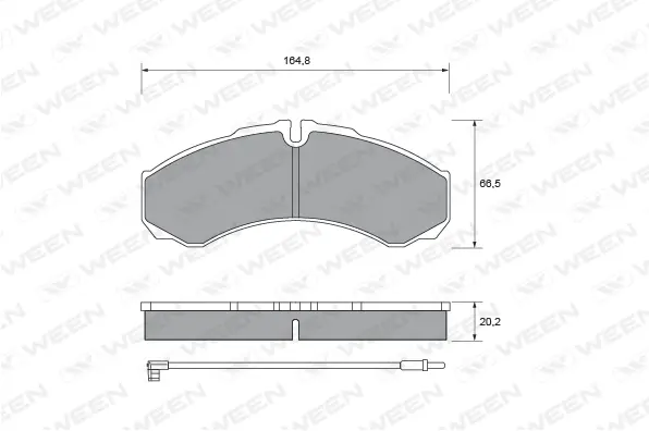 Brake Pad Set, disc brake (151-1983)