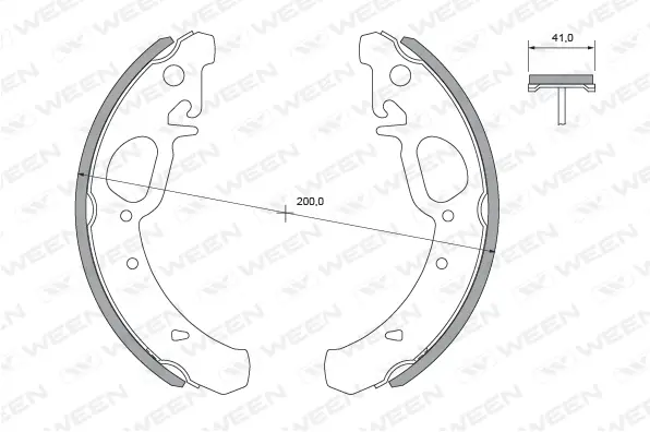 Brake Shoe Set