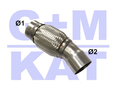Repair Pipe, catalytic converter (R020-0002)