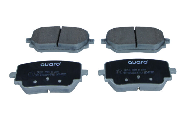 Brake Pad Set, disc brake (QP0761)