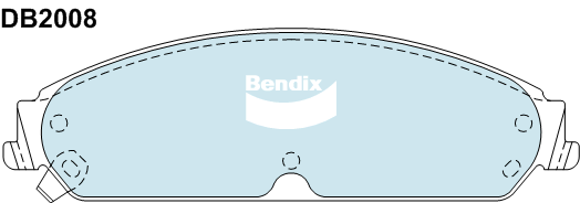 Brake Pad Set, disc brake (DB2008 GCT)