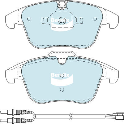 Brake Pad Set, disc brake (DB2296 EURO+)