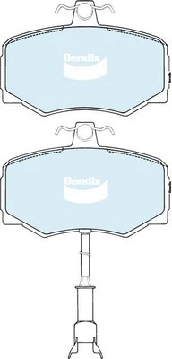 Brake Pad Set, disc brake (DB1225 GCT)