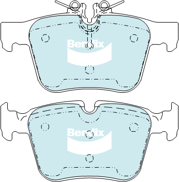 Brake Pad Set, disc brake (DB2404 EURO+)