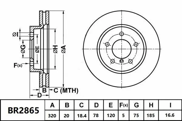 Brake Disc (BR2865 ULT)