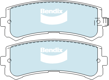 Brake Pad Set, disc brake (DB2060 4WD)