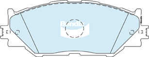 Brake Pad Set, disc brake (DB1852 GCT)