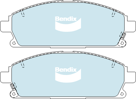 Brake Pad Set, disc brake (DB1333 4WD)