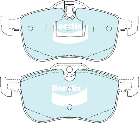 Brake Pad Set, disc brake (DB2022 EURO+)