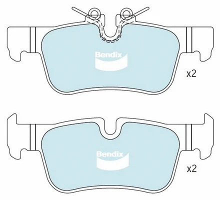 Brake Pad Set, disc brake (DB2385 EURO+)