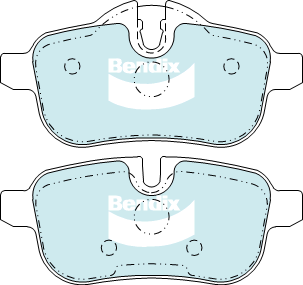 Brake Pad Set, disc brake (DB2257 GCT)