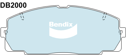 Brake Pad Set, disc brake (DB2000 HD)