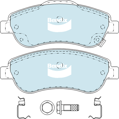 Brake Pad Set, disc brake (DB2271 4WD)