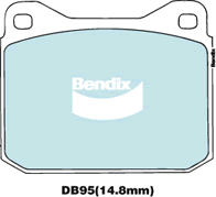 Brake Pad Set, disc brake (DB95 GCT)